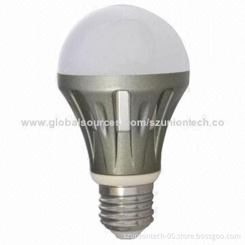 12W LED Globe Bulb, A60, with 26-piece 3020 SMD LED Chip, 1300lm, 120° Beam Angle, 110-260V